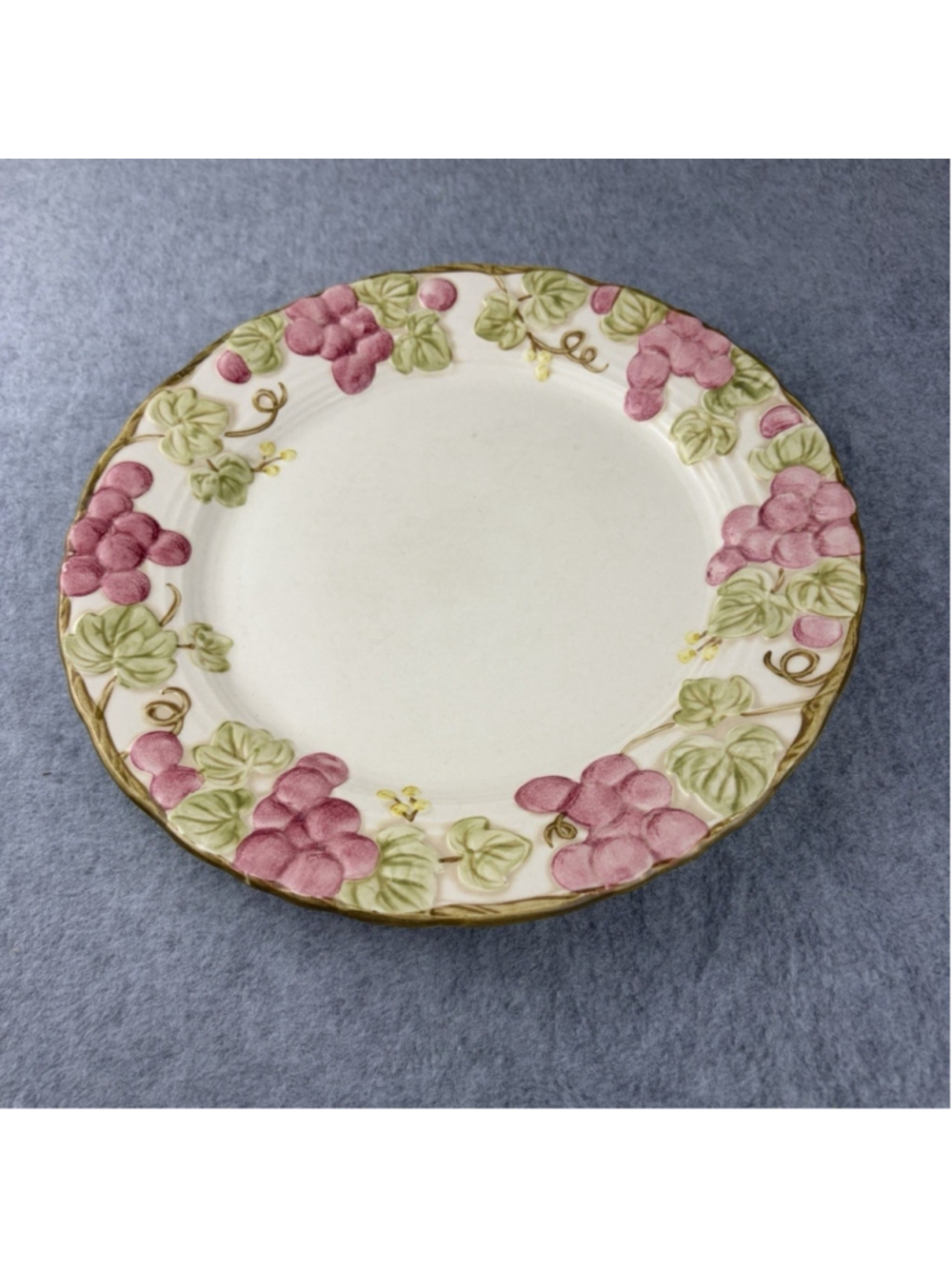 METLOX Poppytrail VINTAGE PINK 10.5” Dinner Plate California Pottery USA